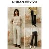 UR Women's Casual Elastic Waist Drawstring Flared Pants