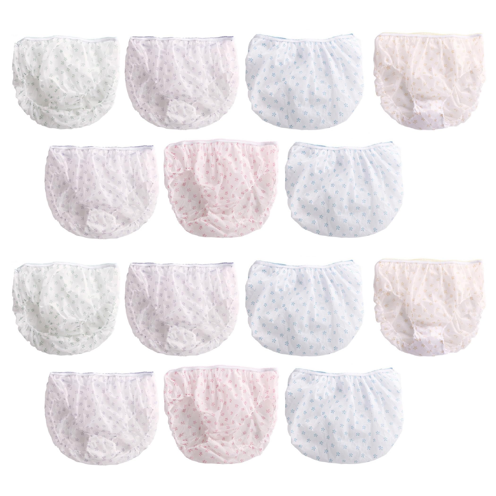 

HAMILO Одноразовые трусики для больничного набора для женщин, для путешествий, для использования, 14 штук (XL) белый