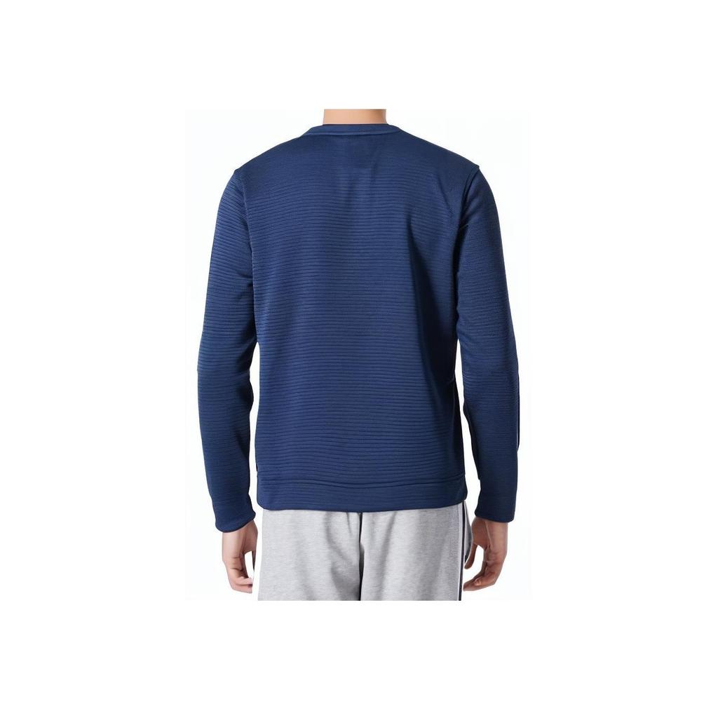 Under Armour Storm SweaterFleece Crew Solid Ribbed Pullover Long Sleeve Sweatshirt Men Sweatshirt Blue 1373675-408