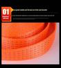 Double Hook 3-Ton Rubber-Coated Steel Frame Polyester Bundling Strap Tightener