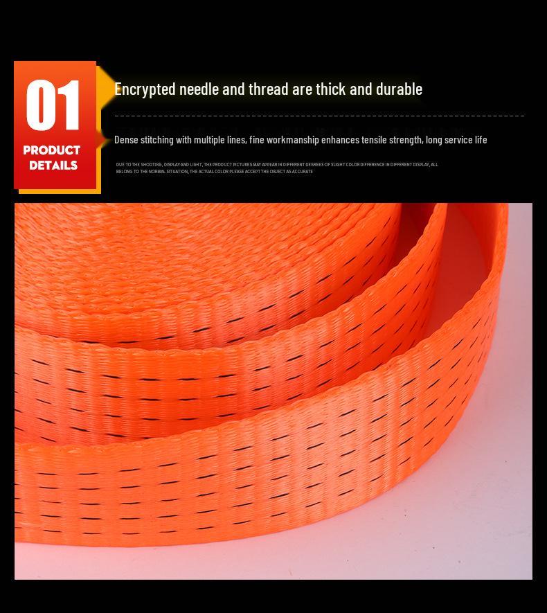 Double Hook 3-Ton Rubber-Coated Steel Frame Polyester Bundling Strap Tightener