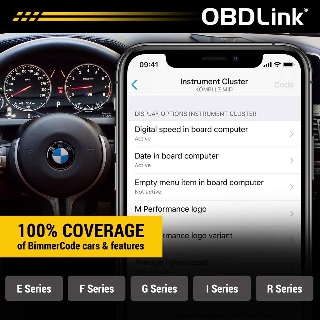 JDTechOBDLinkCXBLEOBD2 Adapter forBimmerCode&BimmerlinkBMWMiniSupra