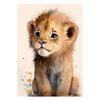 Watercolor Baby Animals Cute Warmth Prints Poster Canvas Painting Modern Wall Art Pictures Living Room Bedroom Home Decoration