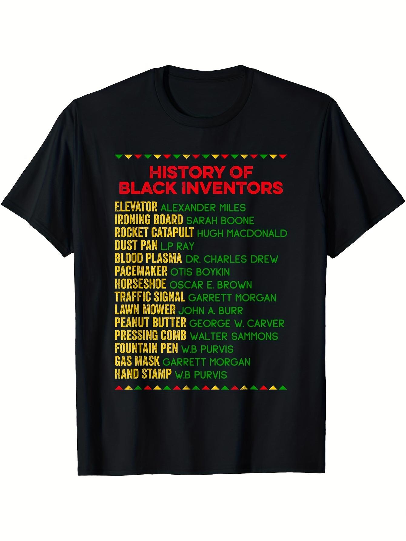 Top Pick Local History Of Black Inventors Black History Month TShirt S