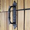 European Retro Atmosphere Garden Courtyard Cast Iron Craft Door Handle Home Wall Decoration Door Handle