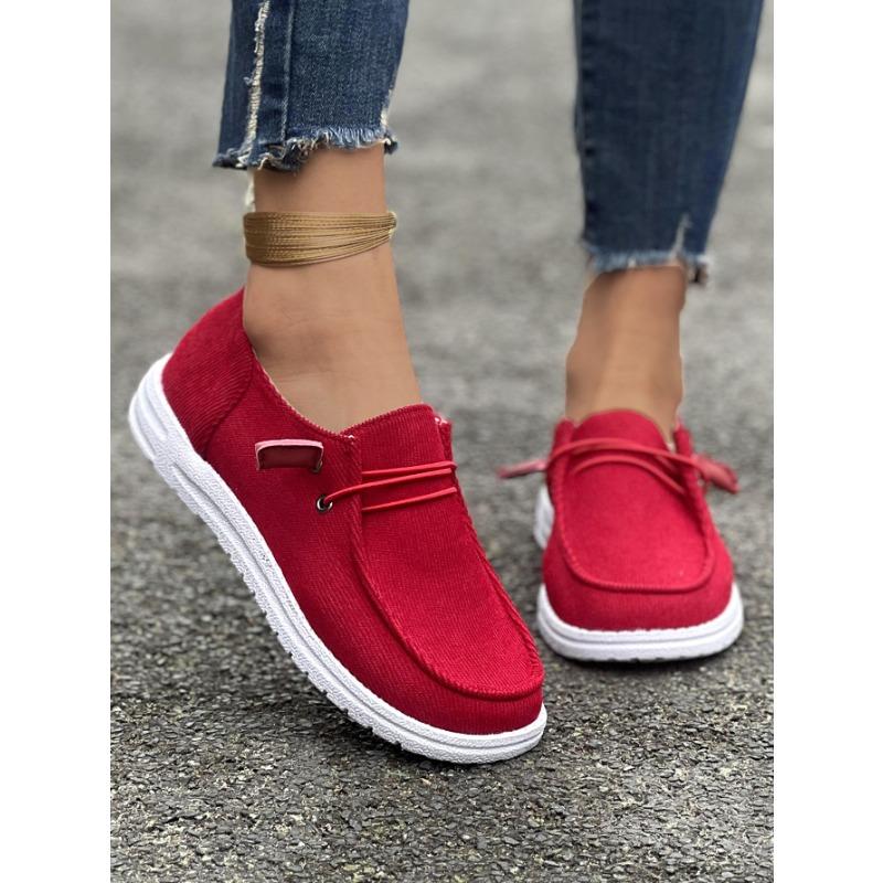 Spring and Autumn New European and American Flat Footed Low Top Le Fu Shoes Women's Single Shoes