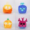 Blox Fruits Plush Toy With Leopard Print Box Purple Short Plush Pp Cotton Filling 15cm Height