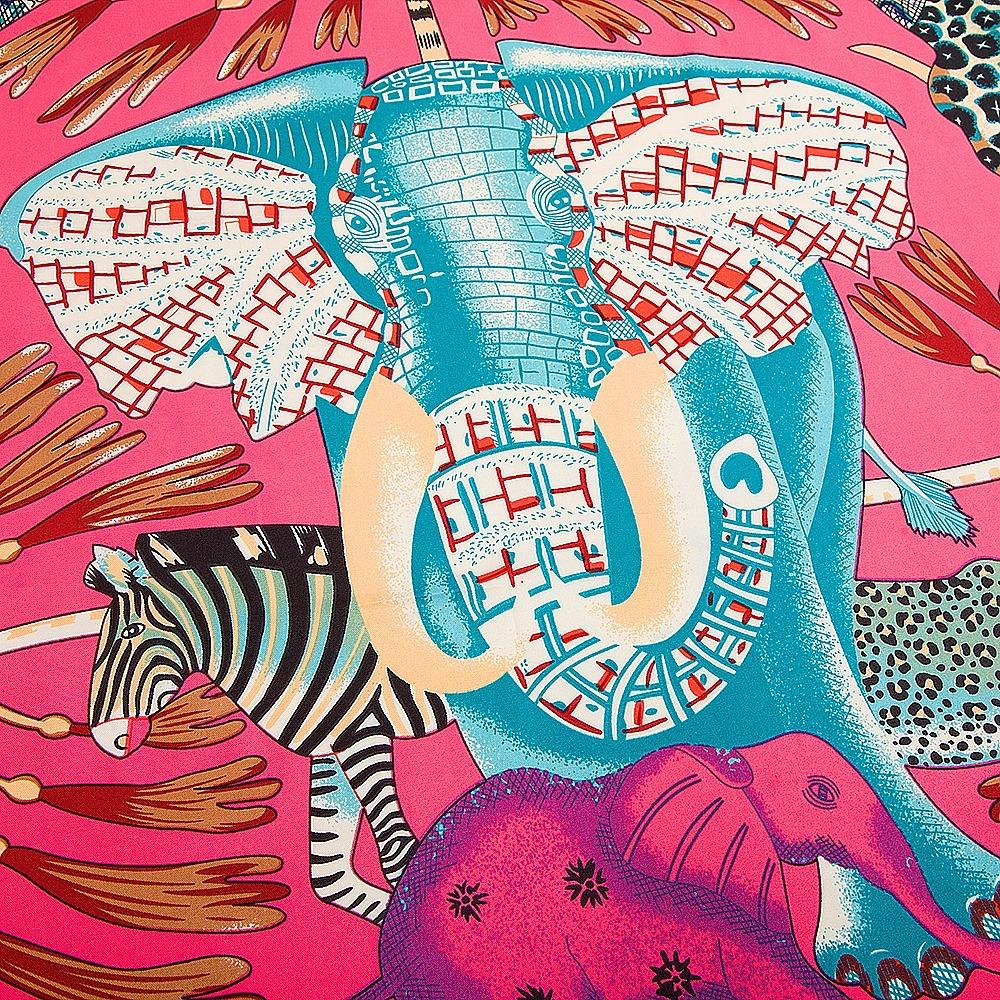 POBING Twill Silk Square Scarf Animals Print Women Scarves&Wrap Giraffe Neckerchief Spanish Foulards cachecol Large Bandana