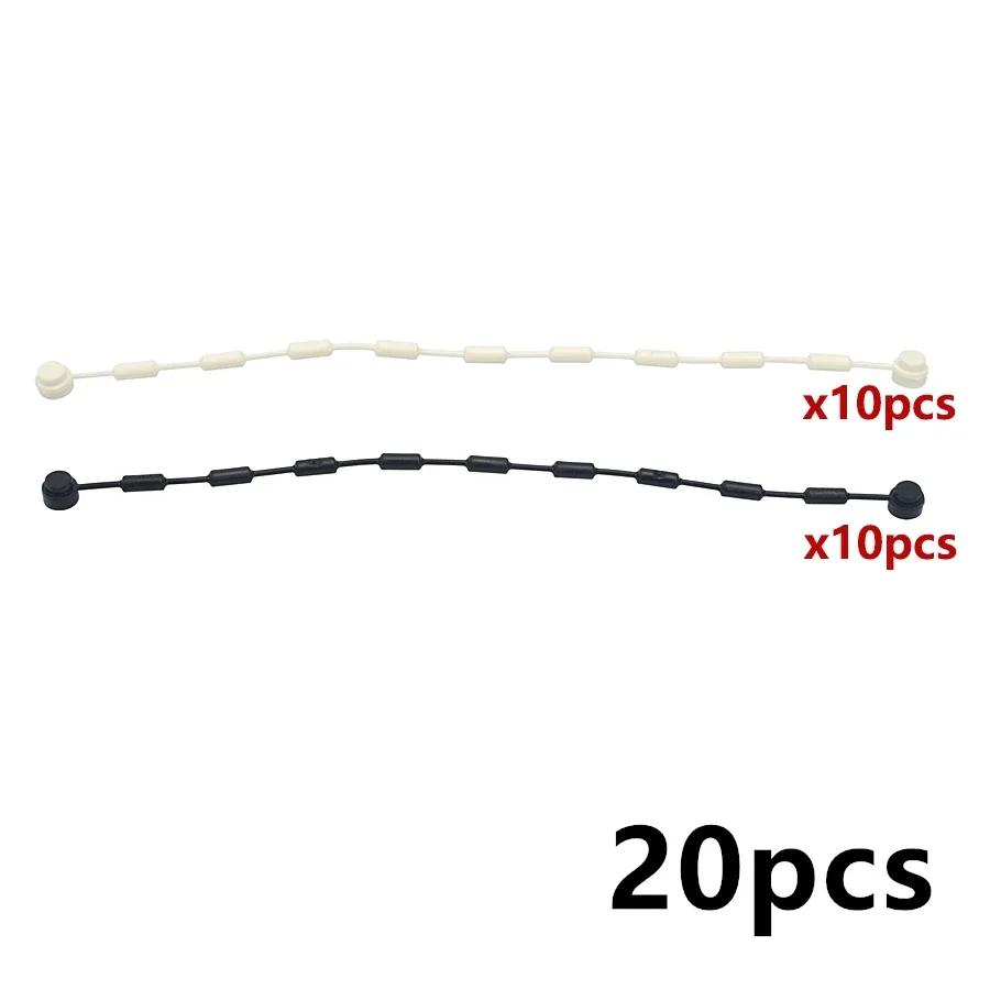 20Pcs MOC High-Tech Chain Links Bricks 63141 String featuring End Studs Construction Blocks Kid Playthings Works With x127c41 x127c11 x127c31