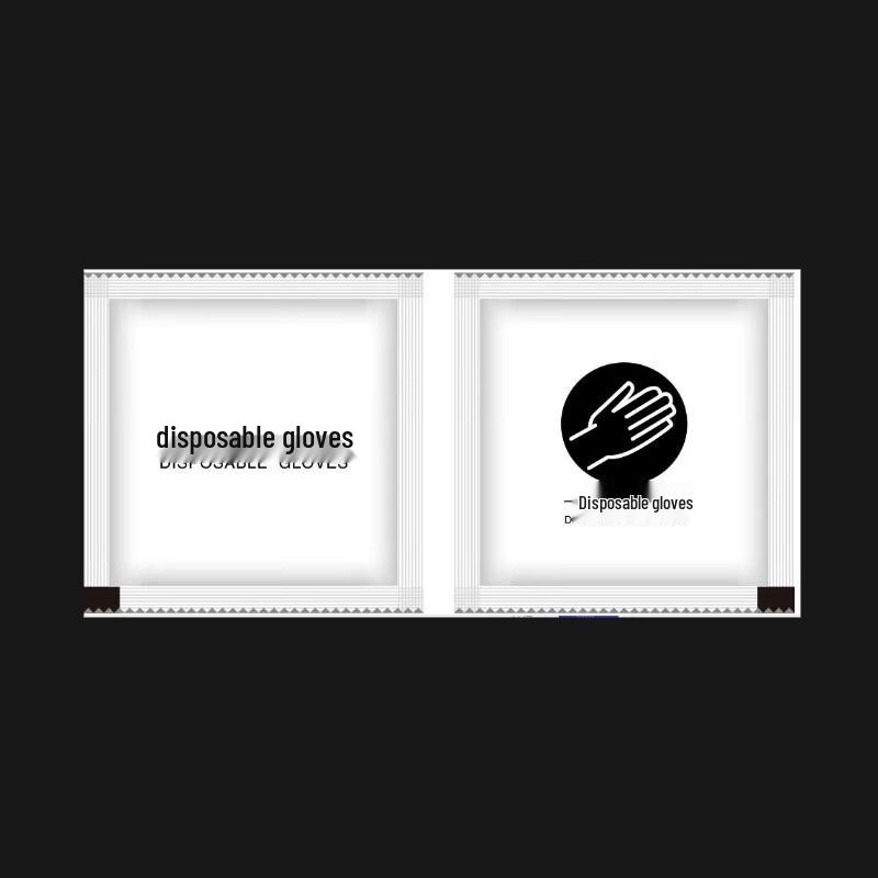 DYMAYKI Food Grade Individually Wrapped Disposable Plastic Gloves