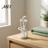 Elegant Swan Design Holder 3D Printed Storage Rack with Ventilation And Draining Base, Compact Multi-use Organizer Multi-Purpose Toothbrush