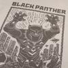 Black Panther Mens Linocut T-Shirt