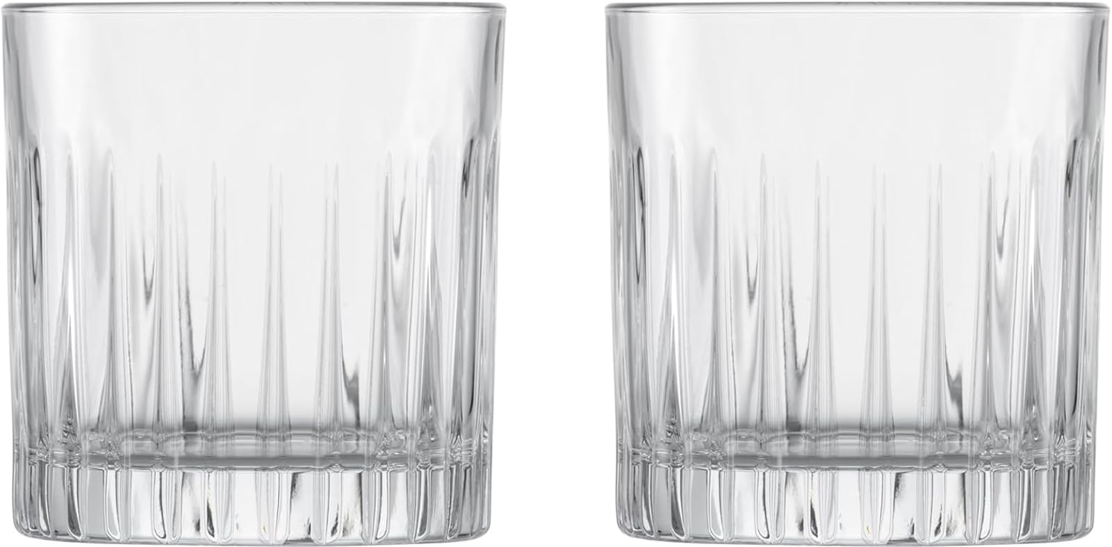 

Zwiesel Glass (ZWIESEL GLAS) Break-Resistant Tumblers, Stage Style, for Whiskey and Hard Liquor, Pair of 2, Machine-Made (m121879)