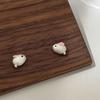 Pink Little White Rabbit Stud Earrings for Girls Small Fresh and Cute Girl Heart Mori Student Super Cute Little White Rabbit Earrings