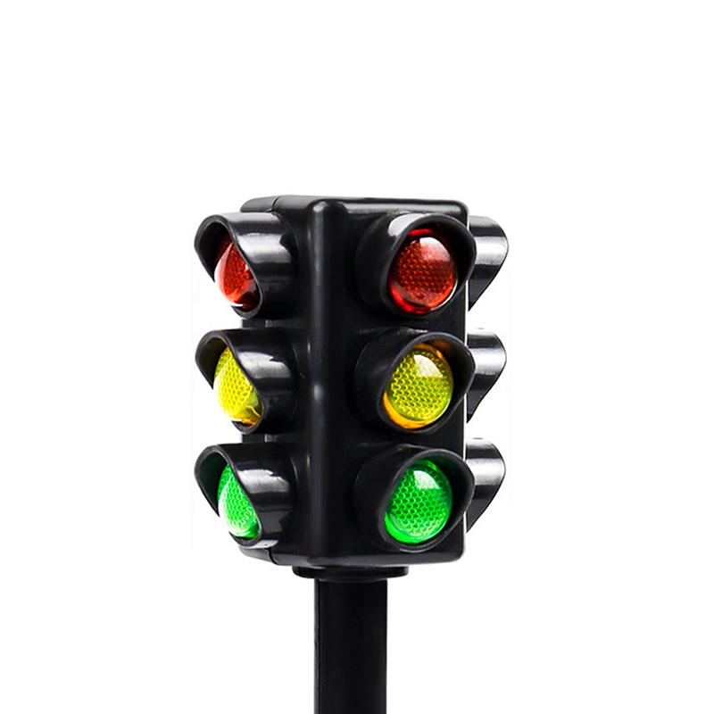 Hot 1PC Dollhouse Scene Model Decoration Mini Traffic Lights Traffic Lights Toy Model