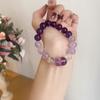 Originaler natürlicher uruguayischer Amethyst-Armband, Amethyst Pixiu-Armband, leichter Luxus-Mode, beliebt bei japanischen und koreanischen weiblichen Livestreamern