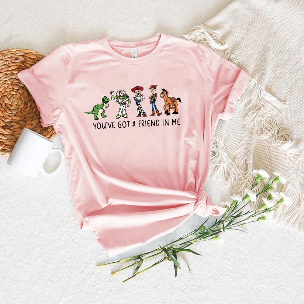 Women Streetwear Retro Print TShirt Youve Got A Friend In Me Toy Story Shirt TShirt Mom Gift Y2K Top