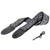 Guitar Strap Embroidered Print Vintage Style Adjustable Guitar Strap For Folk Electric Guitar Bass Ukulele Guitar Accessories