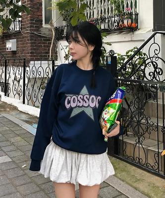 Koso Colorful Star Koso Sweatshirt (Navy)
