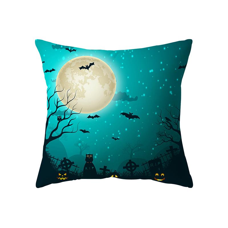 Halloween Theme Pillow Cover Sofa Cushion  Holiday Gift Party Decor Home