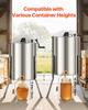 Manual Honey Extractor 4/8 Frame Honey Spinner Beekeeping Stainless Steel