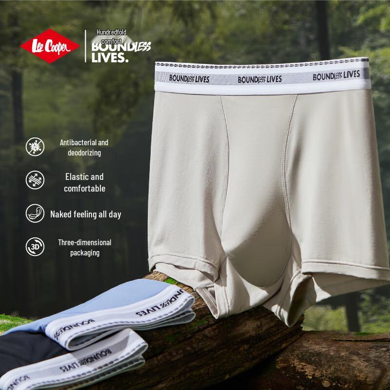 Lee Cooper Herren Modal Boxer Briefs