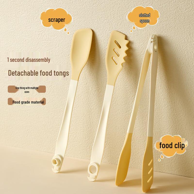 Multifunctional Silicone Tongs Set
