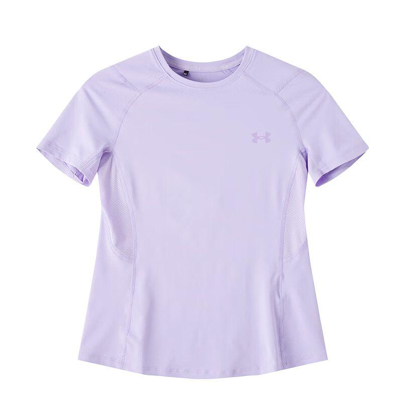 

Under Armour Sports Stretch Pullover Short Sleeve Running T-Shirt Women tops 6014345-536 L