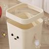 Yousheng Cute Trash Can 12/16L Cartoon Garbage Bin with Eyes Hands Legs Plastic Open Top Waste Basket for Kitchen Office Bathroom