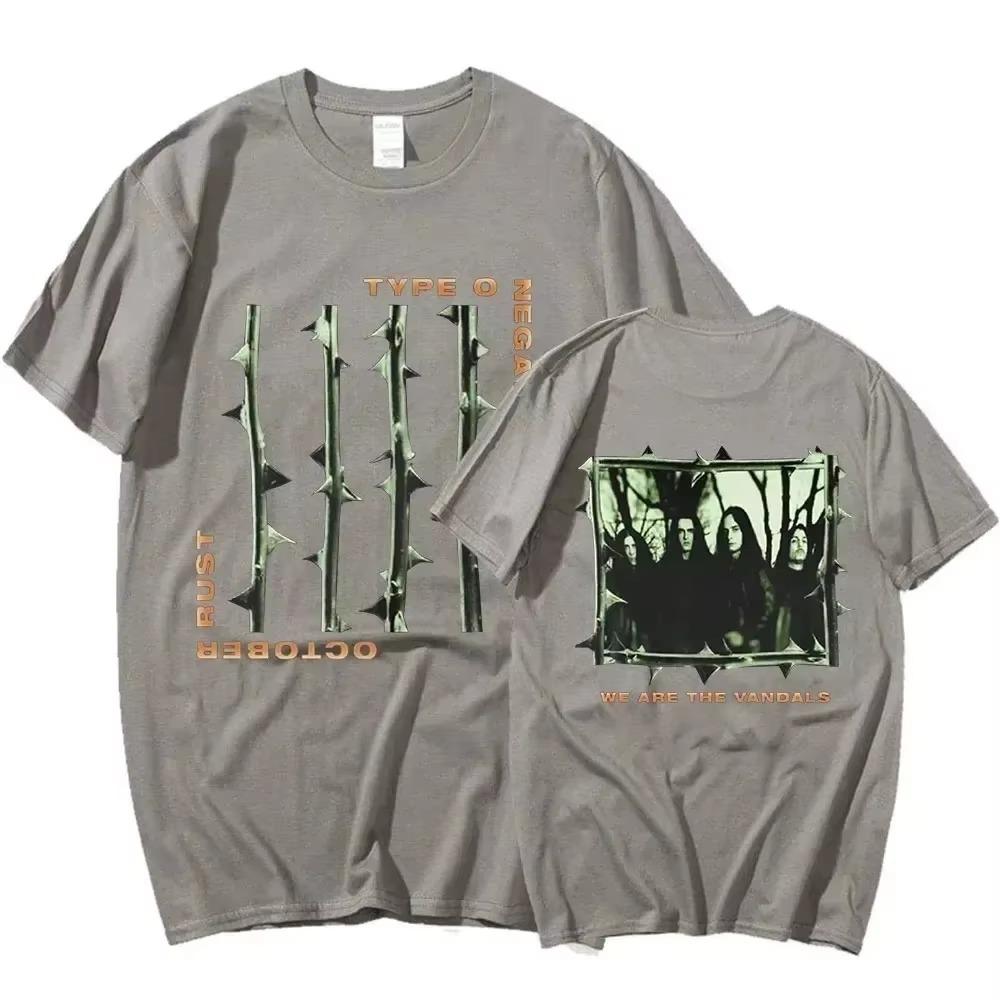 Type O Negative October Rust T Gothic Metal  T Shirt Summer Men's Pure Cottoncomfort Vintage Short Sleeve T-shirts