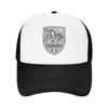Fashion Chamonix Mountain France Emblem Mesh Baseball Cap Unisex Denim Hat Polo Cap