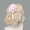 Anime Style Hair Clip Lace Barrettes And Button For Secure Bun Hold In Various Occasion Comfortable Hairpin