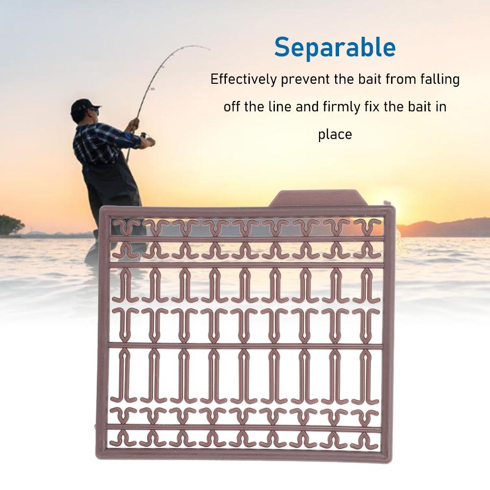 30 Sheets Plastic Fish Bait Stoppers Multicolor Fishing Boilie Stoppers  Catfish Fishing