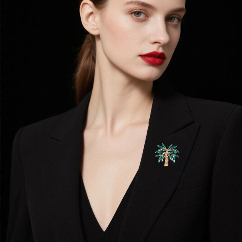 Creative Rhinestone Enamel Brooch Unisex Coat Clothing Lapel Pins Brooches For Party Jewelry Accessories