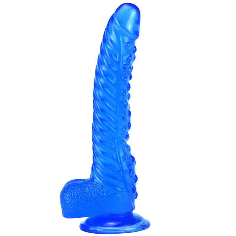 Front Female Thread Granular Massage Female Simulation Dildo Adult Sex Toys