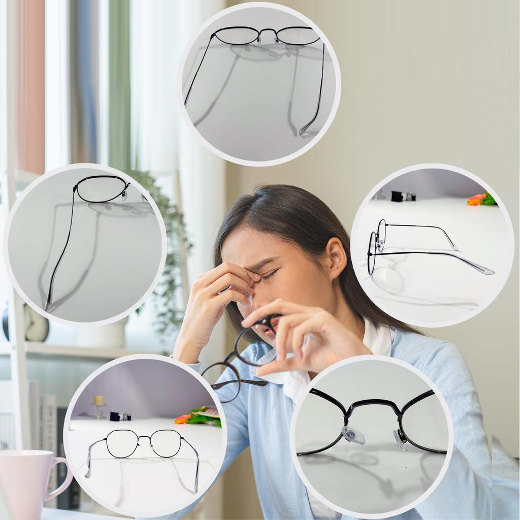 Eyeglass Repair Kit - All-in-One Eye Glass Adjustment Glasses Tightening Tools with Screwdriver Replaces Multiple Tools