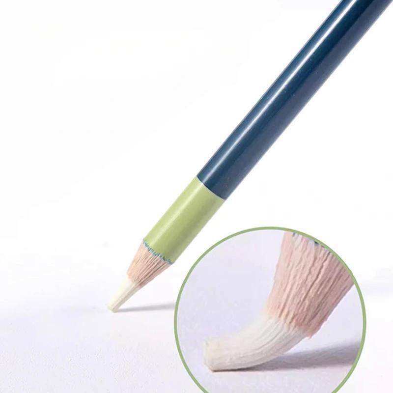 6pcs Eraser Pens Sketching Highlighting Pen Detail Fixing Eraser Soft Tip Student Artist Paint Sketching Supplies