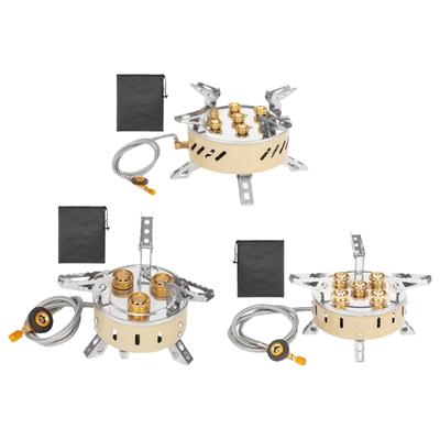 Compacts Durability Camp Stove Survival Furnaces Windproofed Hiking Field Stove for Fishing Picnics