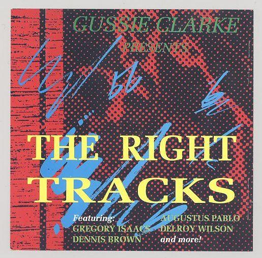 

CD GUSSIE CLARKE Right Tracks RNCD2008 Rhino Records 1993 UK Reggae Ska Dub Used