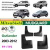 Mudguard Leather Accessories for 2003-2012 Mitsubishi Outlander