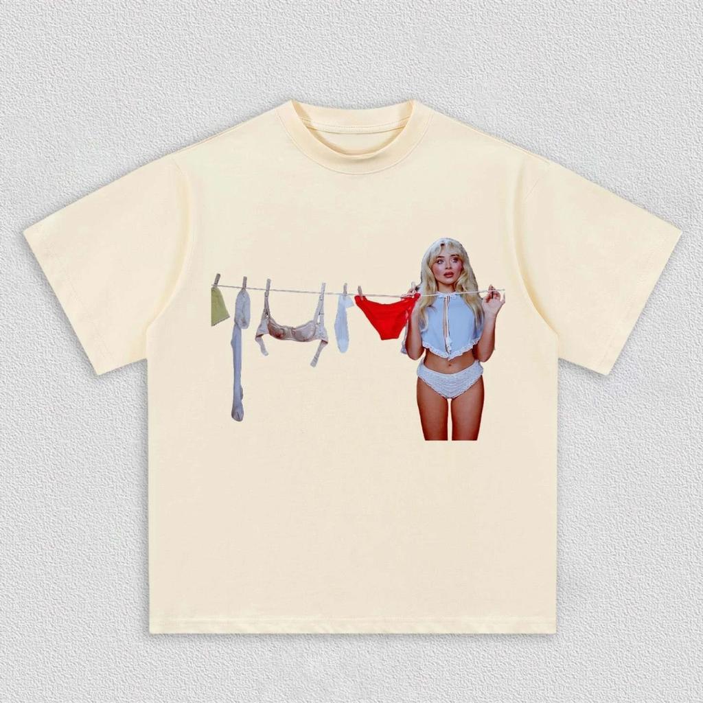 Miley Cyrus Y2k Grafik 100% Baumwolle Unisex Shirt 2026 Neues Rundhals Kurzarm Unisex Damenmode Hiphop T-Shirt Fan Geschenke