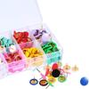 300/Pack Assorted Color Push Pins Thumb Tacks, Flat Head Pin Thumbtack Sharp Points for Cork