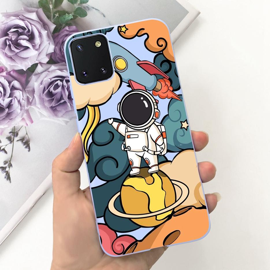 For Samsung Galaxy Note 10 Lite Case Cute Candy Painted Cover Soft TPU Phone Case For Samsung Note10 Lite Galaxy S10 Lite Bumper