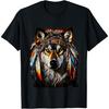 Native American Wolf - Indian Wolf T-Shirt