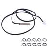 10 Stück 10K NTC Thermistor Temperatur Wasserdichte Sonde Kabel Temp Sensor Sonde Kabel für Industrie