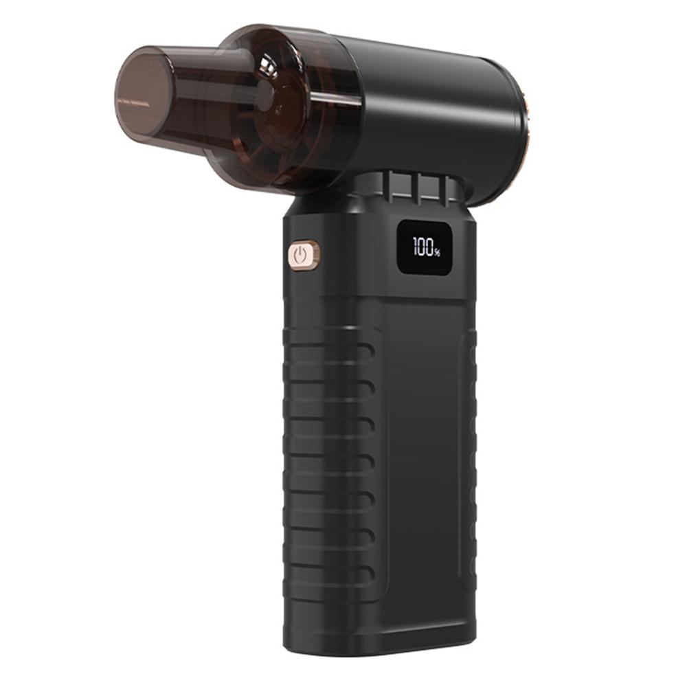 

Ручной USB Перезаряжаемый Мини-вентилятор Портативный Беспроводной Пылесос для Автомобиля Дома 90000 об/мин Высокоскоростной Турбо Black