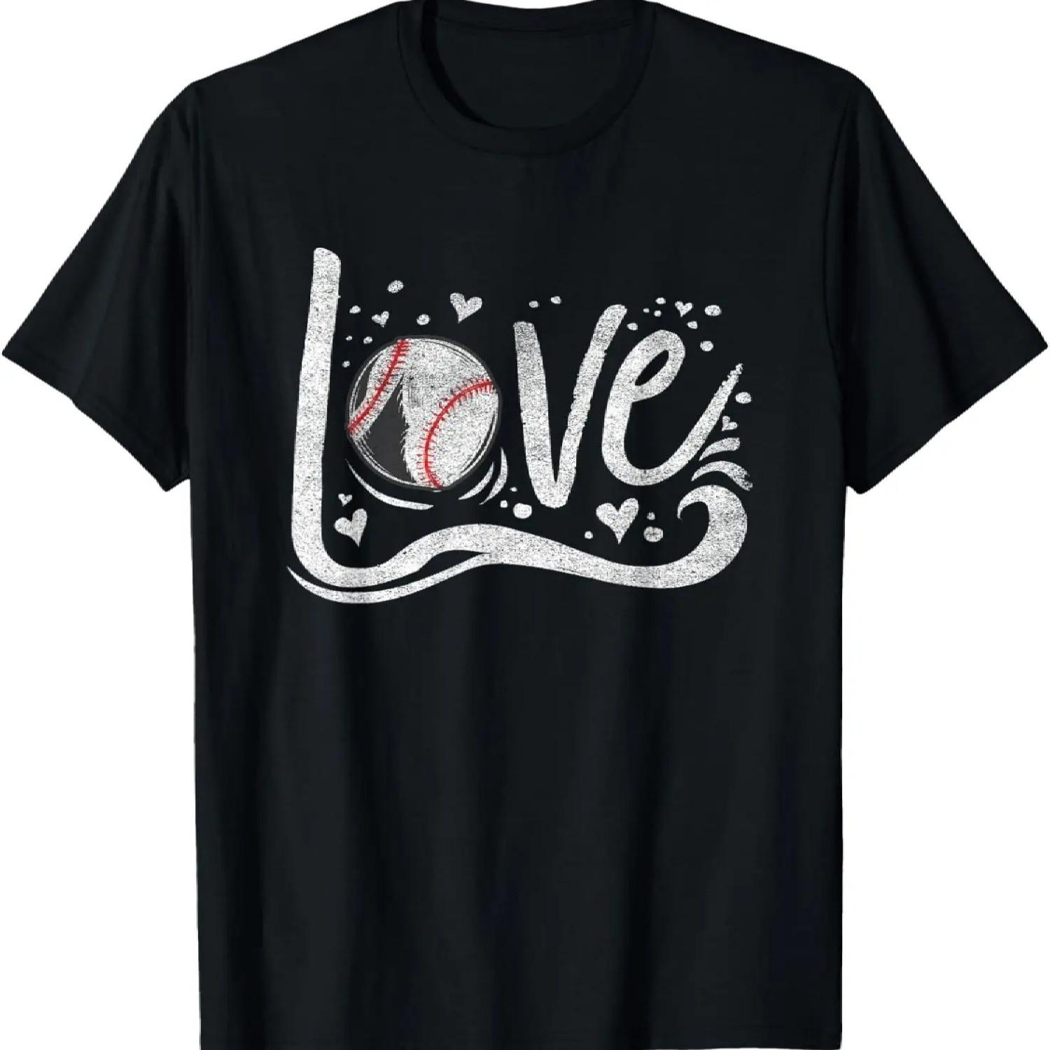

Baseball Shirt Women Girls Kids Baseball Lover Baseball Love T-Shirt XXXXXL чорний