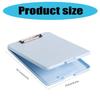 Multifunctional File Folder with Clipboard Water Resist File Organiser Box Office Writing Pad for Student Teacher School