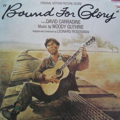 LP Record WOODY GUTHRIE LEONARD ROSENMAN DA  Bound For Glory  Original Motion P UALA695H United Artists  1976 US World Music Used