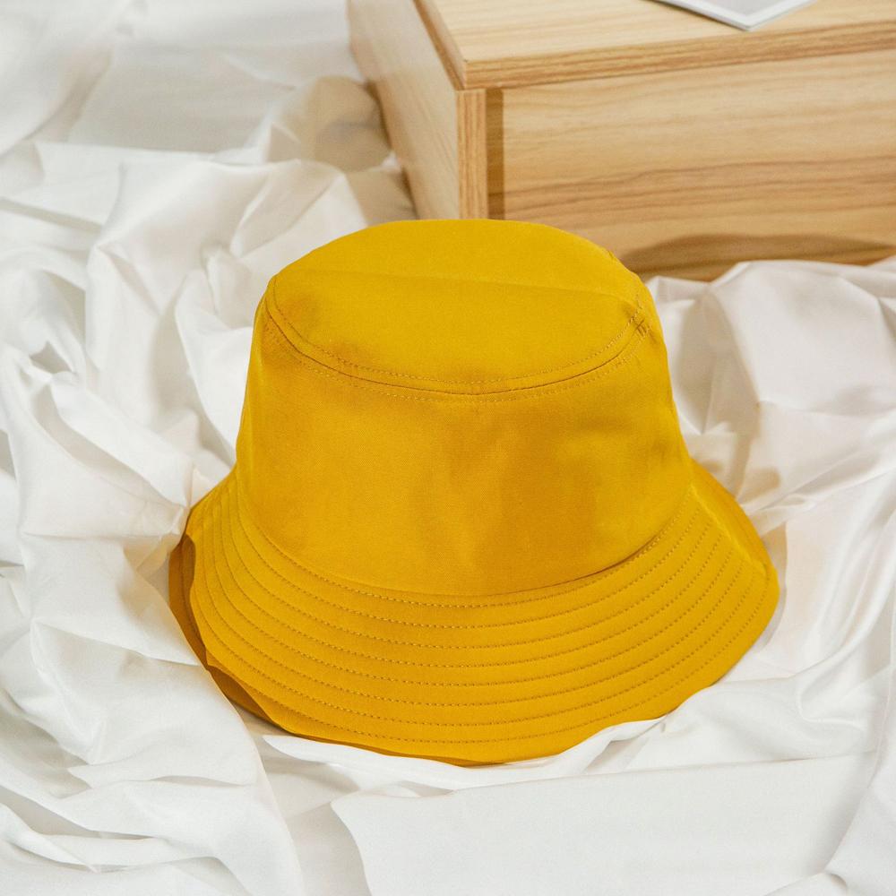 Baumwoll Eimerhut Unisex Sommer Sonnenhut Outdoor Fischerhut für Damen Herren Strand